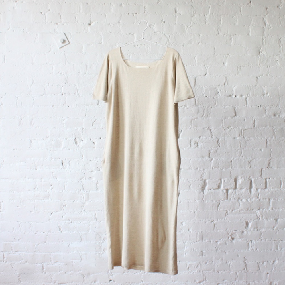 Lauren Manoogian Tall Tee Dress Linen/Cotton